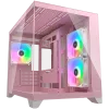 COUGAR FV150 Mini RGB PC Case, Mid tower, Pink
