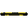 LORGAR KBP7075W, Wireless 75% Mechanical Gaming Keyboard Pro, Black/yellow, EN layout
