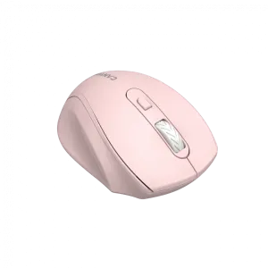 Canyon 6 buttons wireless 2.4Ghz mouse, MX8650A Sensor, DPI up to 1600,Injection case, 3 M life times left and right switches, 2xAAA battery, ABS material. Size: 105x71x40mm, Weight: 59g, Pink
