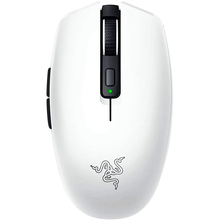 Razer Orochi V2 - White Ed., Dual-mode wireless (2.4GHz and Bluetooth), 18 000 DPI Optical Sensor, 2nd-gen Razer Mechanical Mouse Switches, Up to 950 hours of battery life, Weight < 60g, Symmetrical right-handed