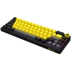 LORGAR KBP70MW, Wireless 65% Mechanical Gaming Keyboard Pro, Black/yellow, EN layout
