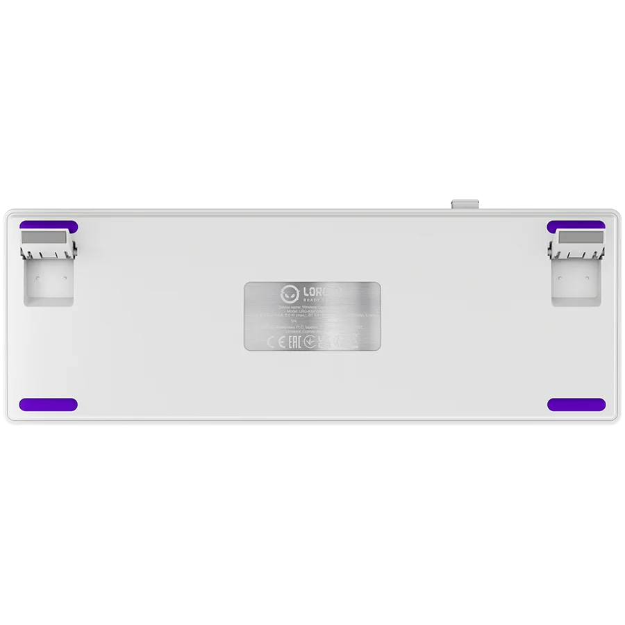 LORGAR KBP70MW, Wireless 65% Mechanical Gaming Keyboard Pro, White, EN layout