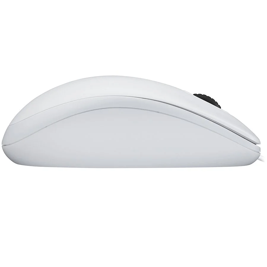 LOGITECH B100 Corded Mouse - WHITE - USB - B2B