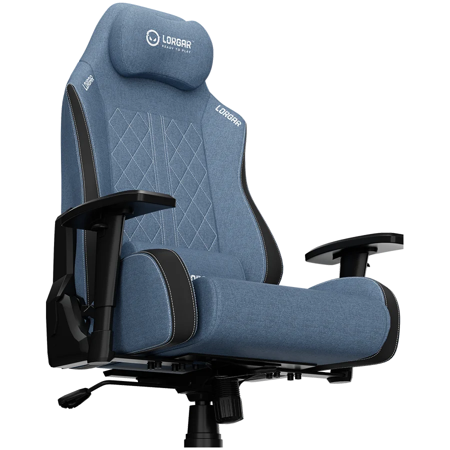 LORGAR CHA41, Ergonomic Gaming Chair Advanced, premium anti-stain fabric, Blue LORGAR CHA41, Ergonomic Gaming Chair Advanced, premium anti-stain fabric, Blue