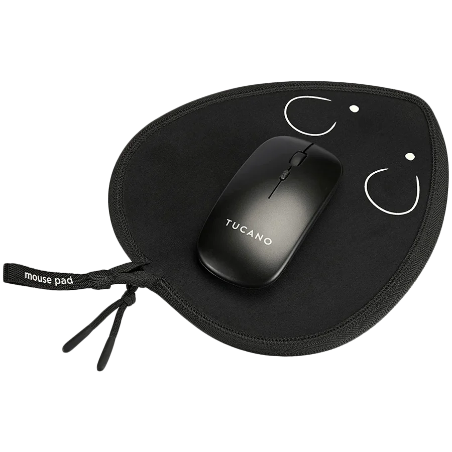 TOPO MOUSE PAD + WIRELESS MOUSE BLACK