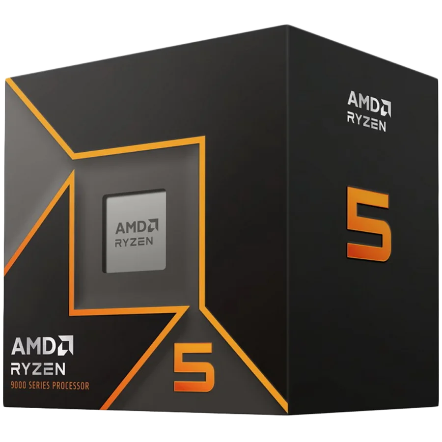 AMD CPU Desktop Ryzen 5 6/12T 9600 (5.2GHz,38MB,65W,AM5) box, with Wraith Stealth Cooler and Radeon Graphics AMD CPU Desktop Ryzen 5 6/12T 9600 (5.2GHz,38MB,65W,AM5) box, with Wraith Stealth Cooler and Radeon Graphics