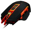 CANYON Optical gaming mouse, adjustable DPI setting 800/1000/1200/1600/2400/3200/4800/6400, LED backlight, moveable weight slot and retractable top cover for comfortable usage