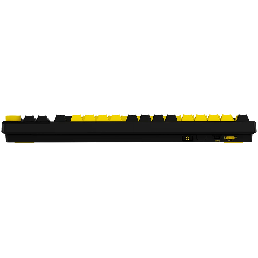 LORGAR KBP70TKLW, Wireless TKL Mechanical Gaming Keyboard Pro, Black/yellow, EN layout LORGAR KBP70TKLW, Wireless TKL Mechanical Gaming Keyboard Pro, Black/yellow, EN layout