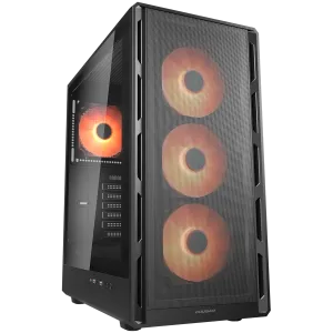 COUGAR AIRFACE PURE PRO PC Case, Mid Tower, Black