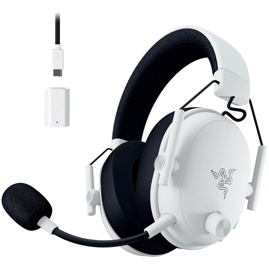 Razer BlackShark V3, Wireless Esports Headset, White Edition