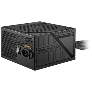 MSI MAG A650BNL Power Supply 650W, 80 PLUS Bronze, 120mm low noise Fan, Protections: OCP/OVP/OPP/OTP/SCP, Active PFC Design, Flat Cable Equipment, Dimensions: 150mmx140mmx86mm, 5Y Warranty