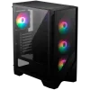 MSI MAG FORGE 120A AIRFLOW, Mid-Tower, ATX/M-ATX/ITX, 2x USB 3.2 Gen 1 Type-A, 1x Audio/1x Mic, LED On/Off Button, ARGB Hub, 6x 120mm ARGB Fans, Mesh Panel, 4mm Tempered Glass