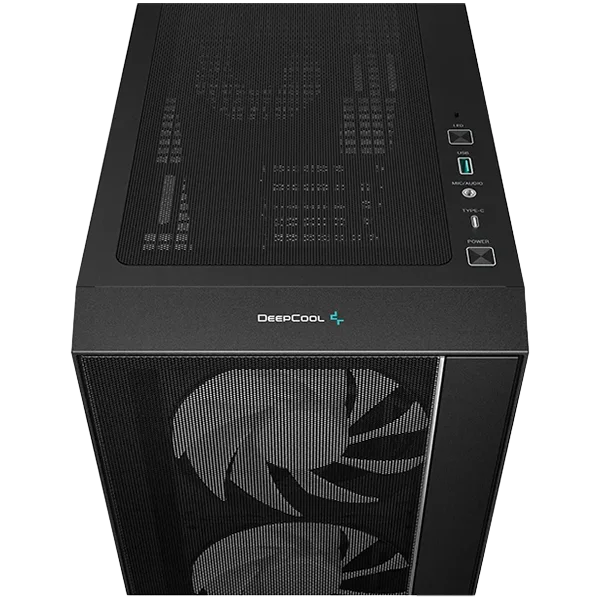 DeepCool MATREXX55 MESH V4 C, Mid Tower, Mini-ITX/Micro-ATX/ATX, 1xUSB3.0, 1x Type-C, 1xAudio, LED Button, 3x140mm ARGB Fans, 1x120mm ARGB Fan, ARGB LED Strip, Tempered Glass, Mesh Panel, Black, R-MATREXX55-BCAGA4-G-4