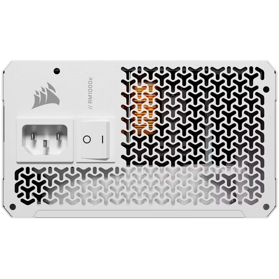 CORSAIR RM1000e White, 1000 Watt, Cybenetics Gold Certified, Fully Modular