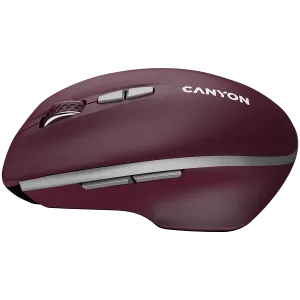 CANYON mouse MW-21 BlueLED 7buttons Wireless Burgundy Red