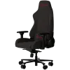 LORGAR Ace 422, Gaming chair, Anti-stain durable fabric, 1.8 mm metal frame, multiblock mechanism, 4D armrests, 5 Star aluminium base, Class-4 gas lift, 75mm PU casters, Black + red