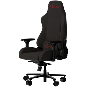 LORGAR Ace 422, Gaming chair, Anti-stain durable fabric, 1.8 mm metal frame, multiblock mechanism, 4D armrests, 5 Star aluminium base, Class-4 gas lift, 75mm PU casters, Black + red