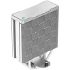 DeepCool AK400 WH, CPU Air Cooler, 1x120mm PWM Fan, TDP 220W, 4 Heatpipes, White, LGA1700/1200/115x, AMD AM5/AM4, 127x97x155 mm(LxWxH), 3Y, R-AK400-WHNNMN-G-1