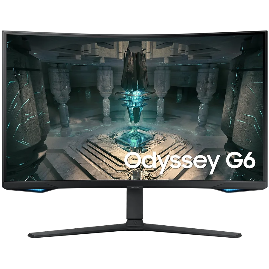 Monitor LED Samsung LS32BG650EUXEN Odyssey G65B, 32'' WQHD Curved 1000R 16:9 (2560x1440) VA 240Hz, 350 cd/2, 2500:1, HDR600, 1ms (GTG), 178/178, FS Premium Pro, G-Sync Compatible, 2xHDMI 2.1, 1xDP 1.4, 1xUSB 3.0, 1xUSB 2.0, RJ-45, WiFi, BT, Speakers 2x5W,
