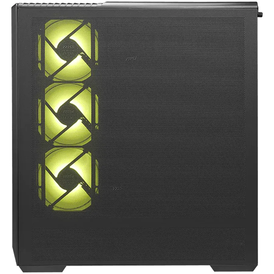 MSI MAG PANO 130R PZ, Mid-Tower, ATX(Back-connect supported)/M-ATX/ITX, 2x USB 3.2, 1x USB Type-C 20Gbs, 1x Audio/Mic, 4x 120mm ARGB Fans, Mesh Panel, Tempered Glass