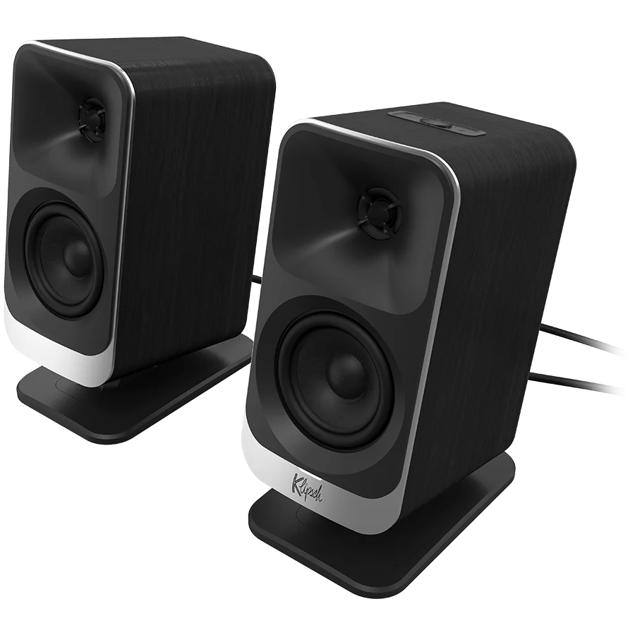 Klipsch ProMedia Lumina 2.1 Gaming Audio System with Subwoofer and LED Lighting Effects Built-in, Black Klipsch ProMedia Lumina 2.1 Gaming Audio System with Subwoofer and LED Lighting Effects Built-in, Black