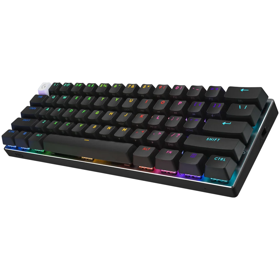 LOGITECH G PRO X 60 LIGHTSPEED Wireless Gaming Keyboard (Tactile) - BLACK - US INT'L - 2.4GHZ/BT - EMEA28-935 - TACTILE SWITCH