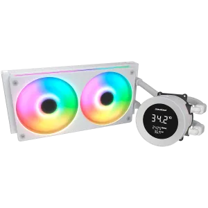COUGAR Poseidon Vistek ARGB 240 AiO Liquid Watercooling - White