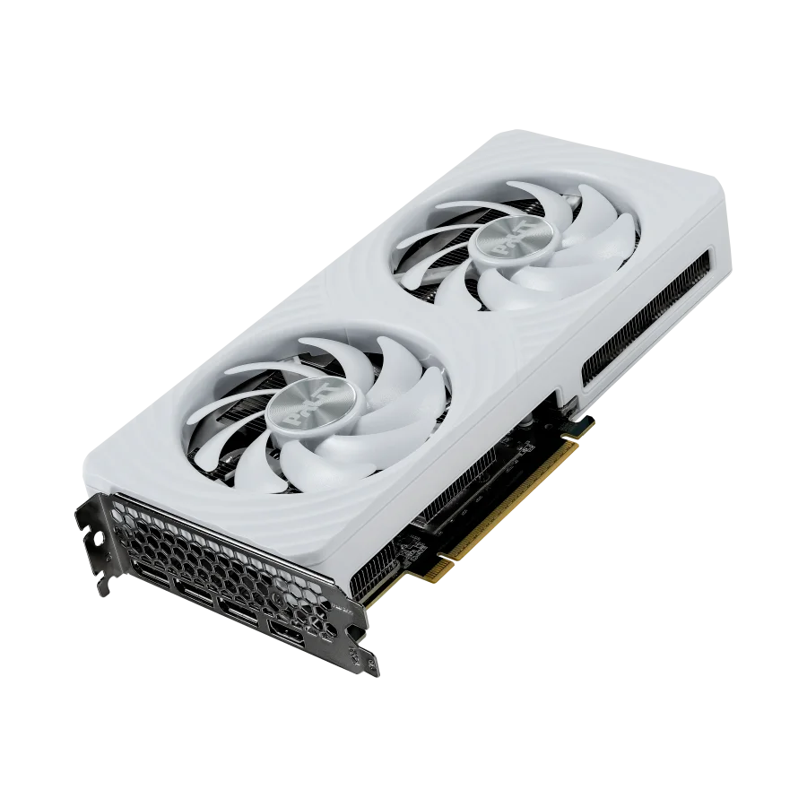 PALIT GeForce RTX 5060Ti White OC 8GB GDDR7 128 bit, 1x HDMI 2.1b, 3x DP 2.1b, 2 Fan, 1x 8-pin pwr connector, 600W, 262.1 x 126.3 x 40.1 mm, NE7506TU19P1-GB2062M