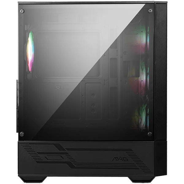 MSI MAG FORGE 112R, Mid-Tower, ATX/M-ATX/ITX, 2x USB 3.2 Gen 1 Type-A, 1x Audio/1x Mic, Insta-light Loop Button, ARGB Hub, 4x 120mm ARGB Fans, 4mm Tempered Glass