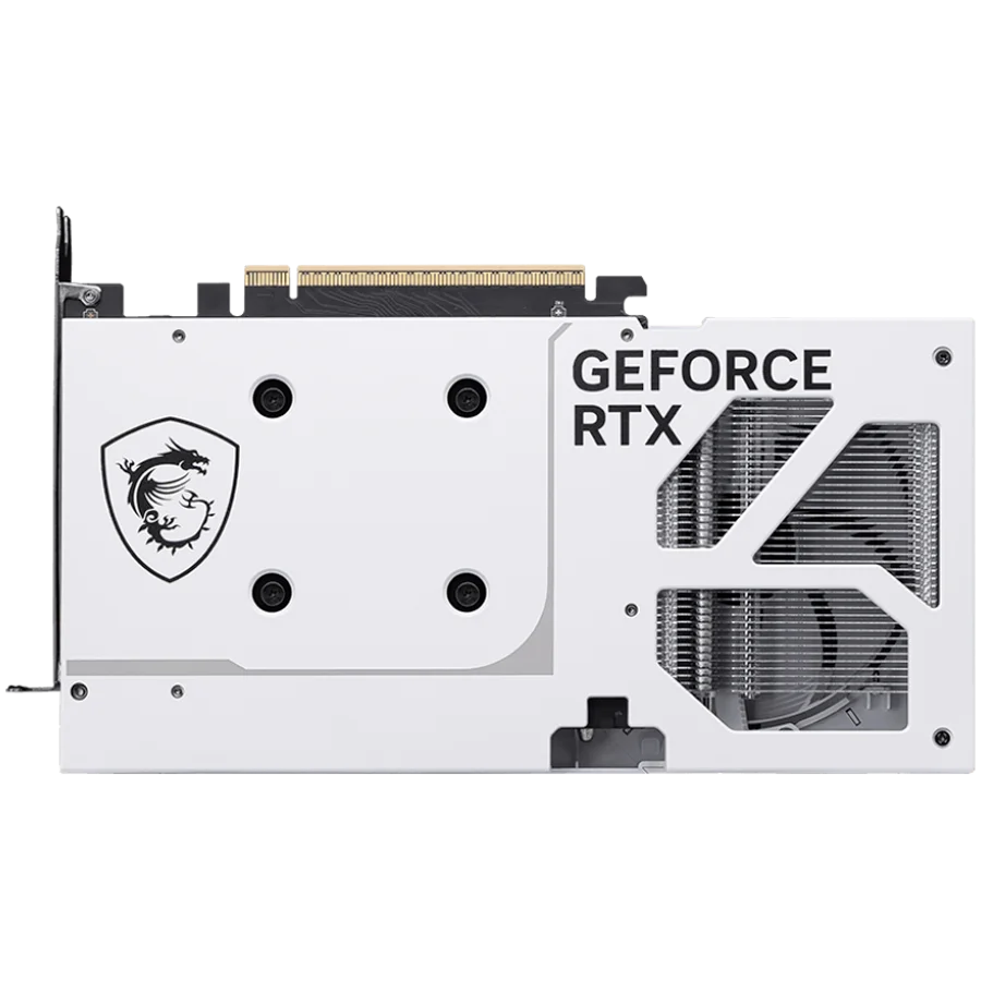 MSI Video Card NVIDIA GeForce RTX 5060 Ti 8G VENTUS 2X OC WHITE PLUS, 8GB GDDR7, 128-bit, 2617 MHz Boost, 4608 CUDA Cores, PCIe 5.0 (x8), 3x DP 2.1b, HDMI 2.1b, RAY TRACING, Dual Fan, 180W TDP, 8-pin PCIe Power, G-SYNC, 2-Slot, 3Y