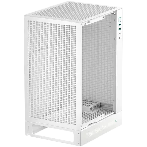 DeepCool CH170 DIGITAL WH, Mini Tower, Mini-ITX, 2xUSB3.0, 1xType-C Gen 2, 1xAudio, Mesh Panel, White, R-CH170-WHNPI0D-G-1