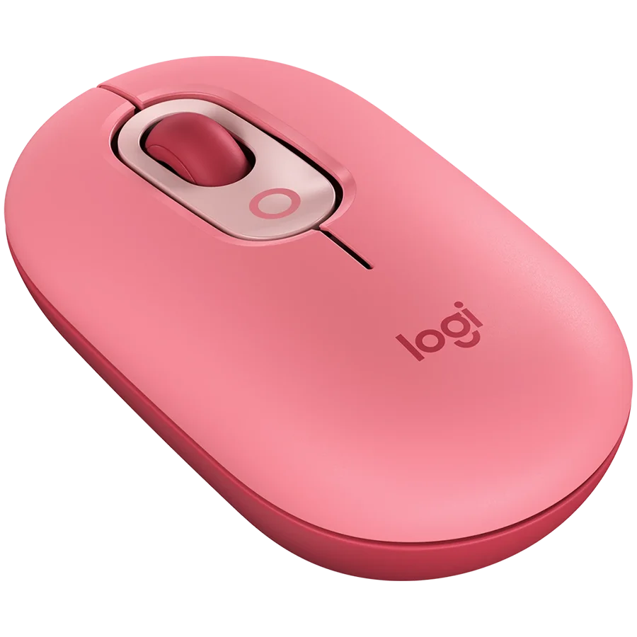 LOGITECH POP Mouse with emoji - ROSE - BT  - EMEA28i-935 - FY25,TERRA