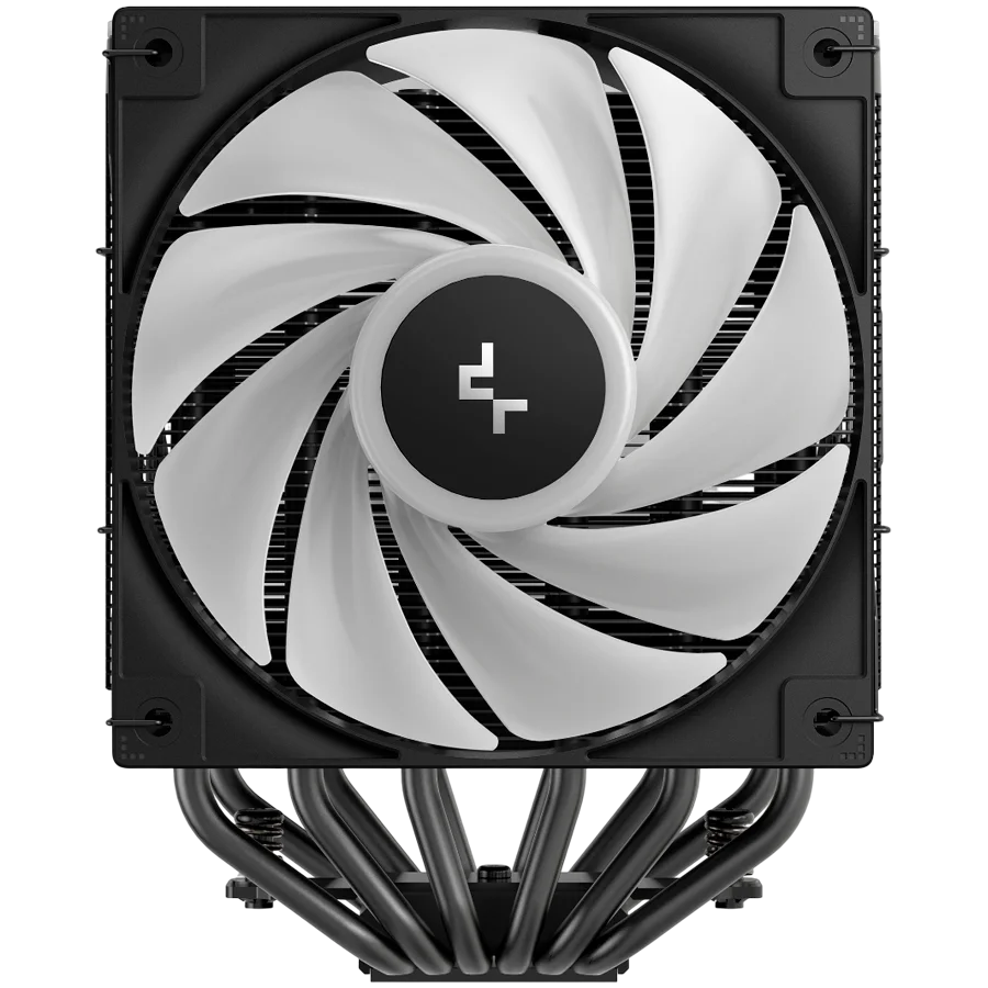 DeepCool AG620 BK ARGB V2, CPU Air Cooler, 2x120mm ARGB PWM Fan, Core Touch Technology 2.0, 6 Heatpipes, LGA1851/1700/1200/115x, AMD AM5/AM4, 129x136x161 mm(LxWxH), 2Y, R-AG620-BKAMMN-GJD