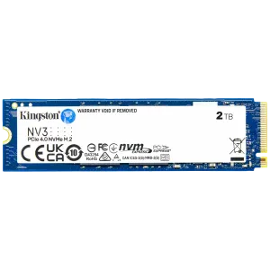 Kingston 2TB NV3 SSD M.2 2280 PCIe 4.0 NVMe, Read: 6,000/ Write: 5,000MB/s