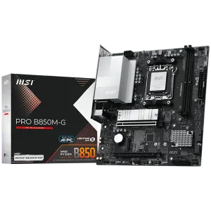 MSI Main Board PRO B850M-G (AM5, 2x DDR5, 1x HDMI, 1xDP, 2x PCI-E x16, 2x M.2, Realtek 8126VB 5G LAN) mATX