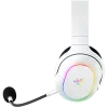 Razer Barracuda X Chroma, Gaming Headset, White, Oval Ear Cushions, 2.4 GHz Wireless / Bluetooth, Breathable Fabric with Memory Foam Cushions, Detachable Razer™ HyperClear Cardioid Mic, 7.1 Surround sound: Only available on Windows 10 64-bit (or higher)