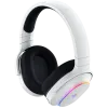 Razer Barracuda X Chroma, Gaming Headset, White, Oval Ear Cushions, 2.4 GHz Wireless / Bluetooth, Breathable Fabric with Memory Foam Cushions, Detachable Razer™ HyperClear Cardioid Mic, 7.1 Surround sound: Only available on Windows 10 64-bit (or higher)