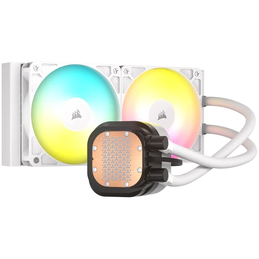 CORSAIR NAUTILUS 240 ARGB White, 240mm Radiator, Liquid CPU Cooler