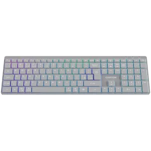 CANYON keyboard HKB-W11 UK/US RGB Dual Mode Wireless Grey