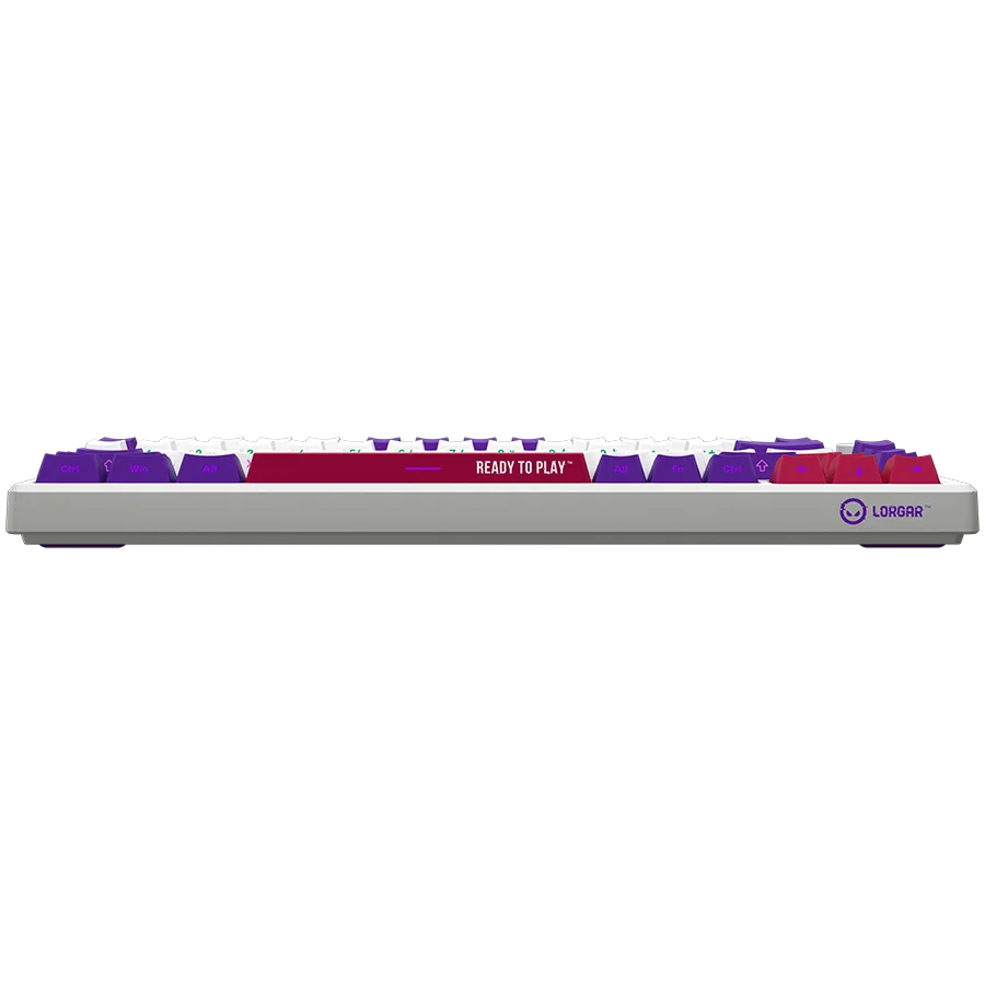 LORGAR KBP7075W, Wireless 75% Mechanical Gaming Keyboard Pro, White, EN layout