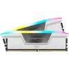 CORSAIR VENGEANCE RGB DDR5 32GB (2 x 16GB) DDR5 6000 CL36-44-44-96 1.40V Intel XMP & AMD EXPO - White