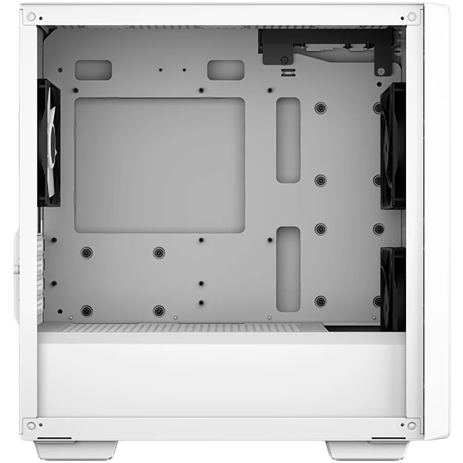 DeepCool CC360 ARGB WH, Mid Tower, Mini-ITX/Micro-ATX, 1xUSB3.0, 1xUSB2.0, 1xAudio, 3x120mm Pre-Installed ARGB Fans, Tempered Glass, Mesh Panel, White, R-CC360-WHAPM3-G-1