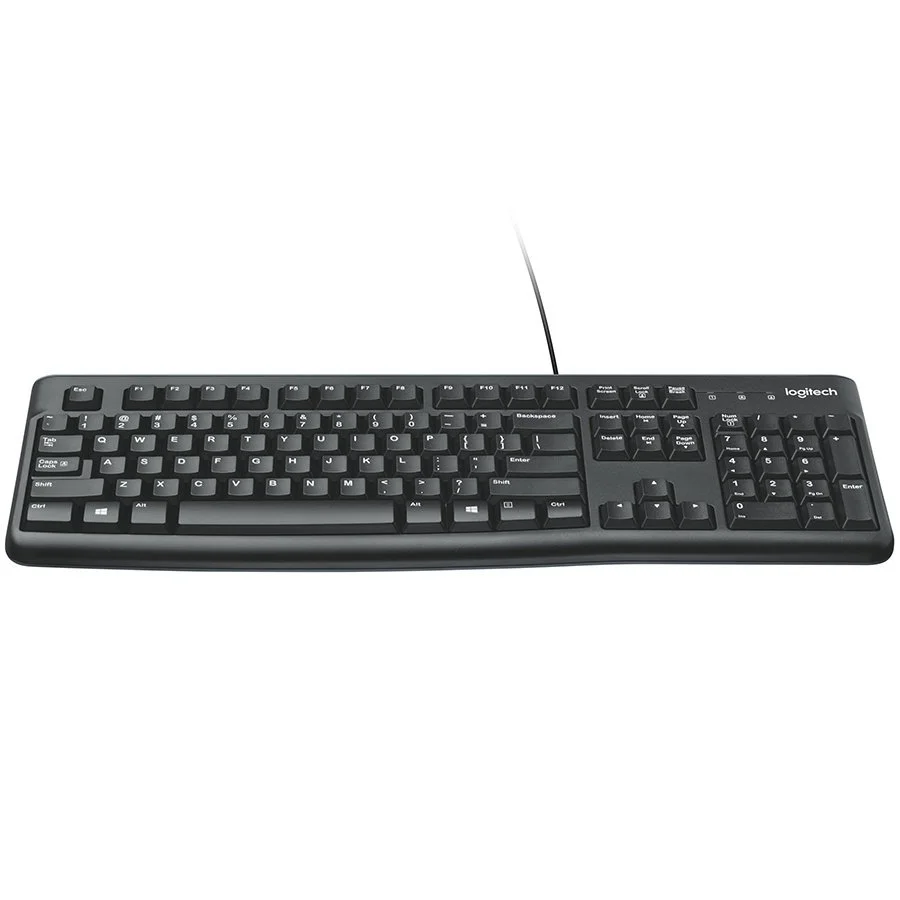 LOGITECH K120 Corded Keyboard - BLACK - USB - US INT'L - B2B LOGITECH K120 Corded Keyboard - BLACK - USB - US INT'L - B2B