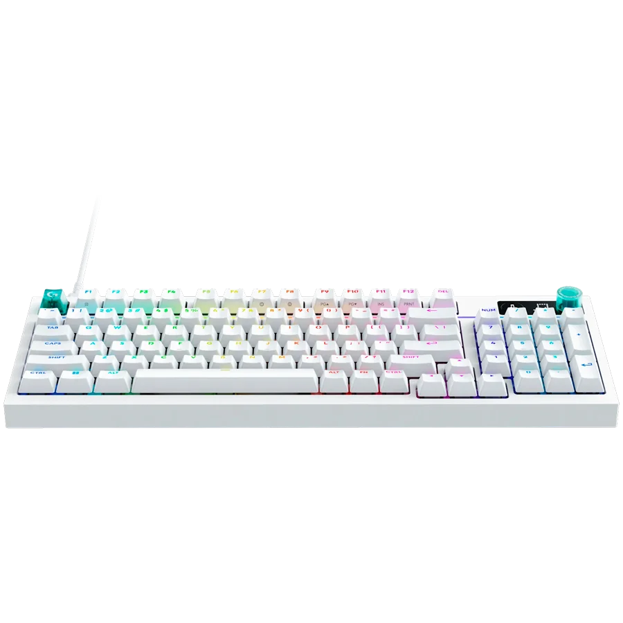 LOGITECH G316 X 98 Wired Gaming Keyboard - WHITE - US INT'L - USB - EMEA28i - 935 - TACTILE LOGITECH G316 X 98 Wired Gaming Keyboard - WHITE - US INT'L - USB - EMEA28i - 935 - TACTILE