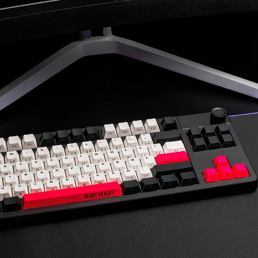 LORGAR KBP70TKLW, Wireless TKL Mechanical Gaming Keyboard Pro, Black/yellow, EN layout LORGAR KBP70TKLW, Wireless TKL Mechanical Gaming Keyboard Pro, Black/yellow, EN layout