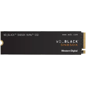 SSD POWERED BY SANDISK WD Black SN850X 1TB M.2 2280 PCIe Gen4 x4 NVMe, Read/Write: 7300/6300 MBps, IOPS 800K/1100K, TBW: 600