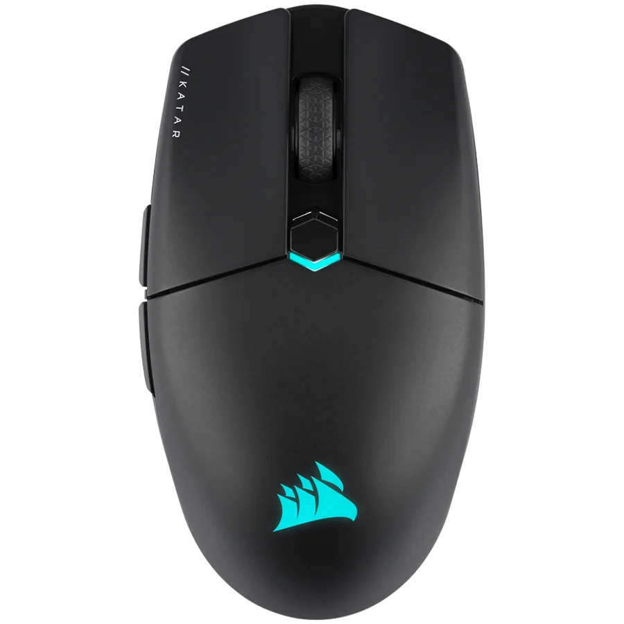 CORSAIR KATAR Elite Wireless Gaming Mouse, Black, 26000 DPI, Optical