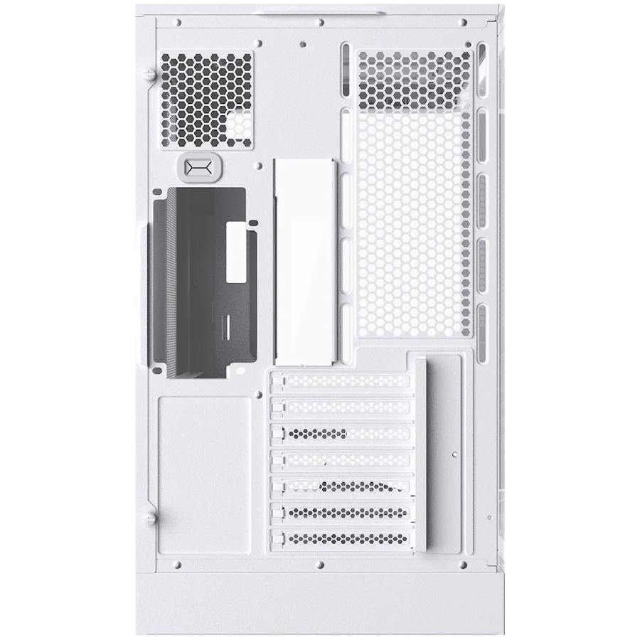 Heaven Air Arctic EN49606 (WH,U3x2+Type C,Curved TG,6PCS J20A PWM WH Reverse & 2PCS J20A PWM WH,ARGB & PWM Remote Control Box)