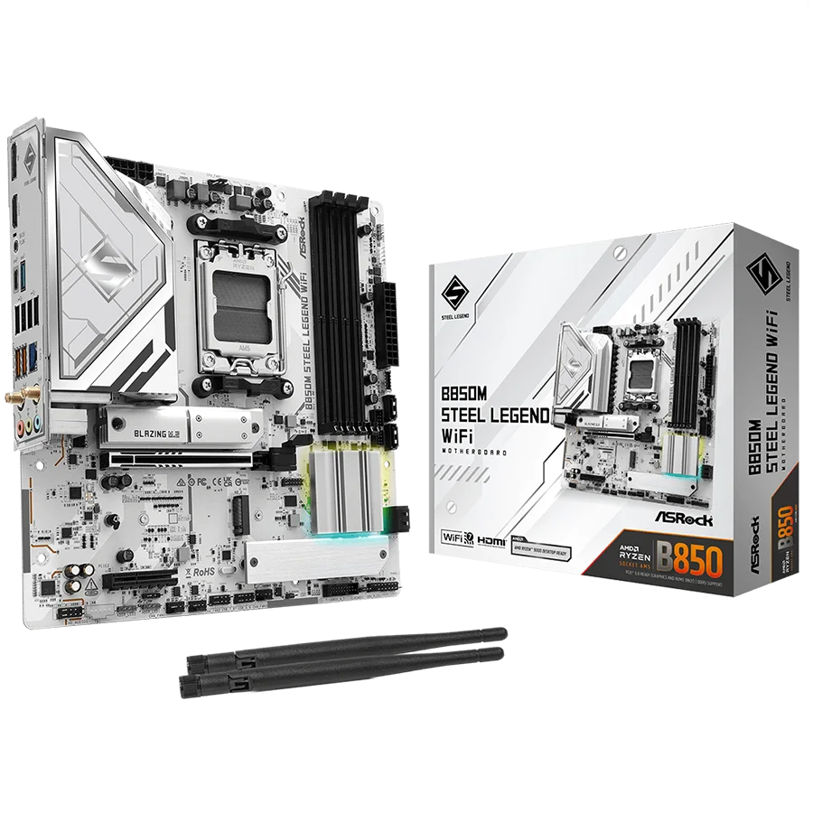 ASROCK B850M Steel Legend WiFi mATX AM5 DDR5