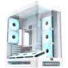 Heaven Air Arctic EN49606 (WH,U3x2+Type C,Curved TG,6PCS J20A PWM WH Reverse & 2PCS J20A PWM WH,ARGB & PWM Remote Control Box)